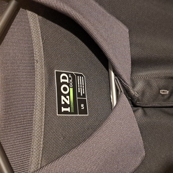 IZOD MEN'S GOLF SHIRT SIZE LARGE - Picture 2 of 3